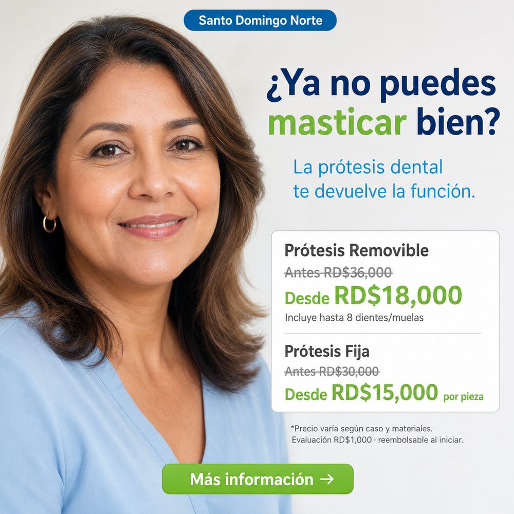 Prótesis fija y removibles: función (volver a masticar)