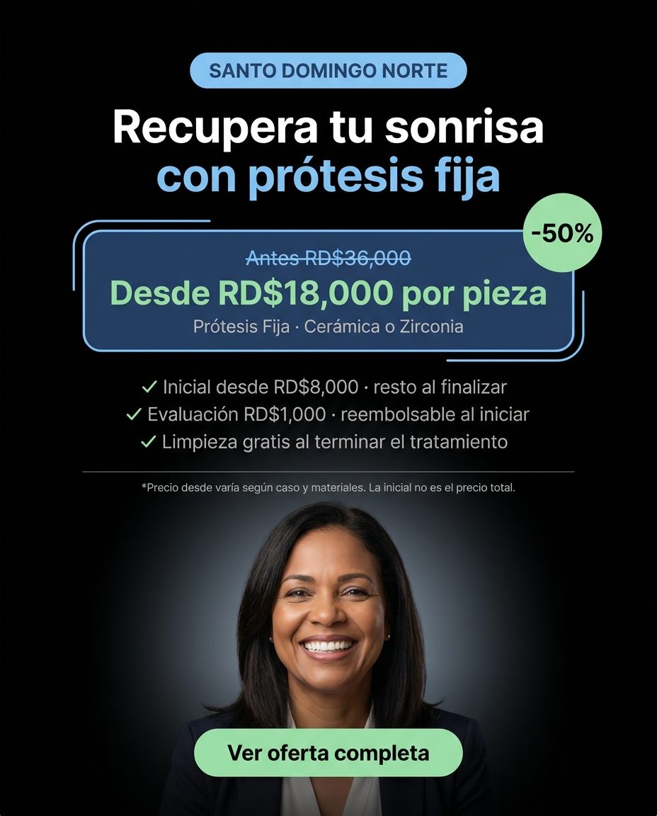 Prótesis fija y removibles: precio/financiamiento