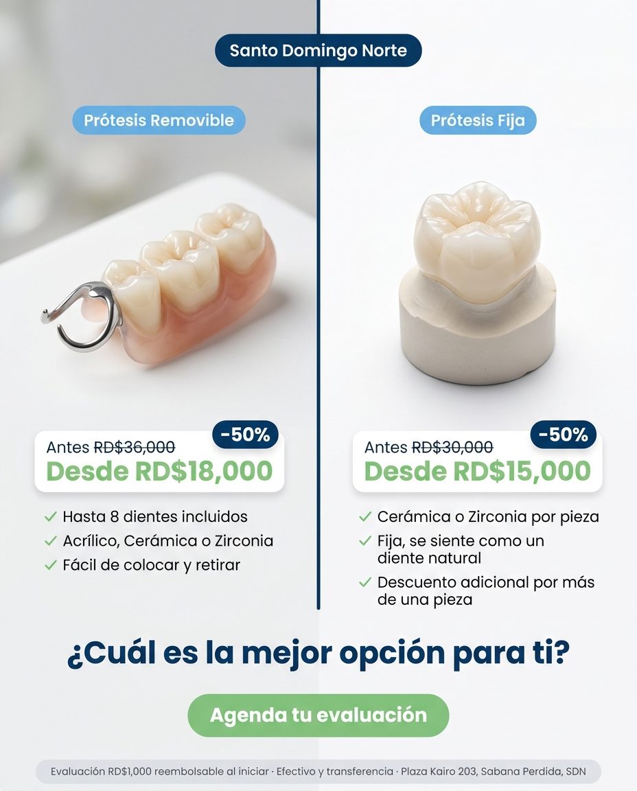 Prótesis fija y removibles: función (volver a masticar)