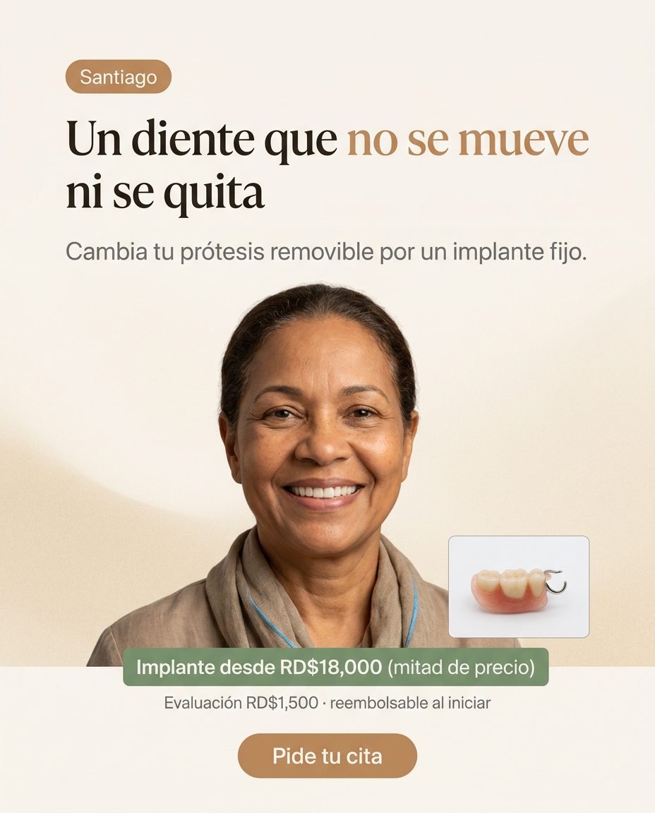 Implantes: Adiós a la prótesis removible