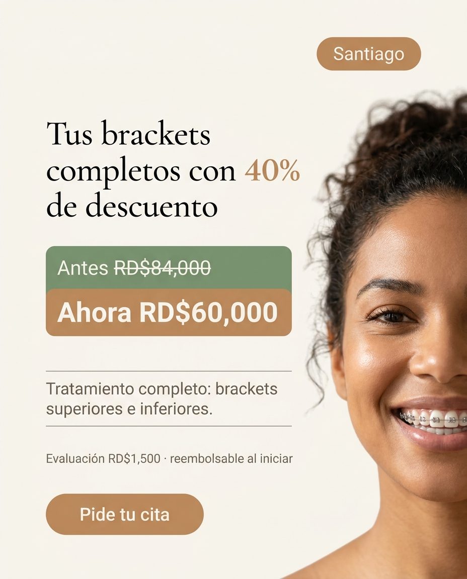 Ortodoncia: Precio total: Oferta principal 40%