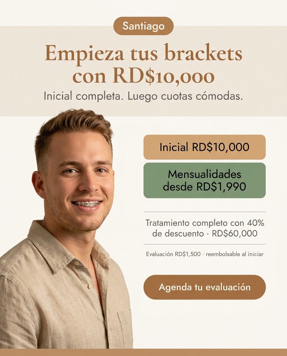 Ortodoncia: Inicial completa RD$10,000