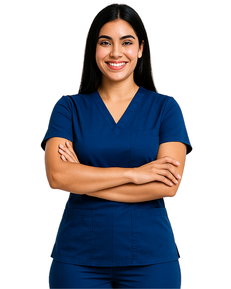 Doctora odontóloga especialista representando clínicas dentales que escalan con Proyección Digital