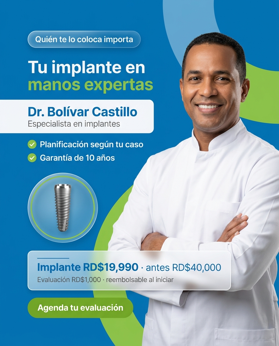 Implantes: Autoridad: Dr. Bolívar Castillo